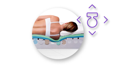 Op maat afgestemd op uw lichaam en slaaphouding